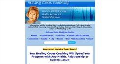 Desktop Screenshot of healingcodescoaching.com